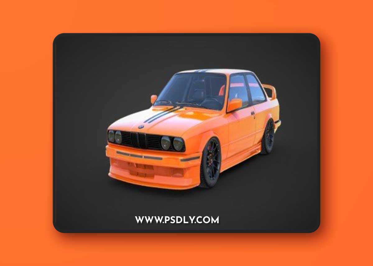 BMW E30 Coupe Stanced