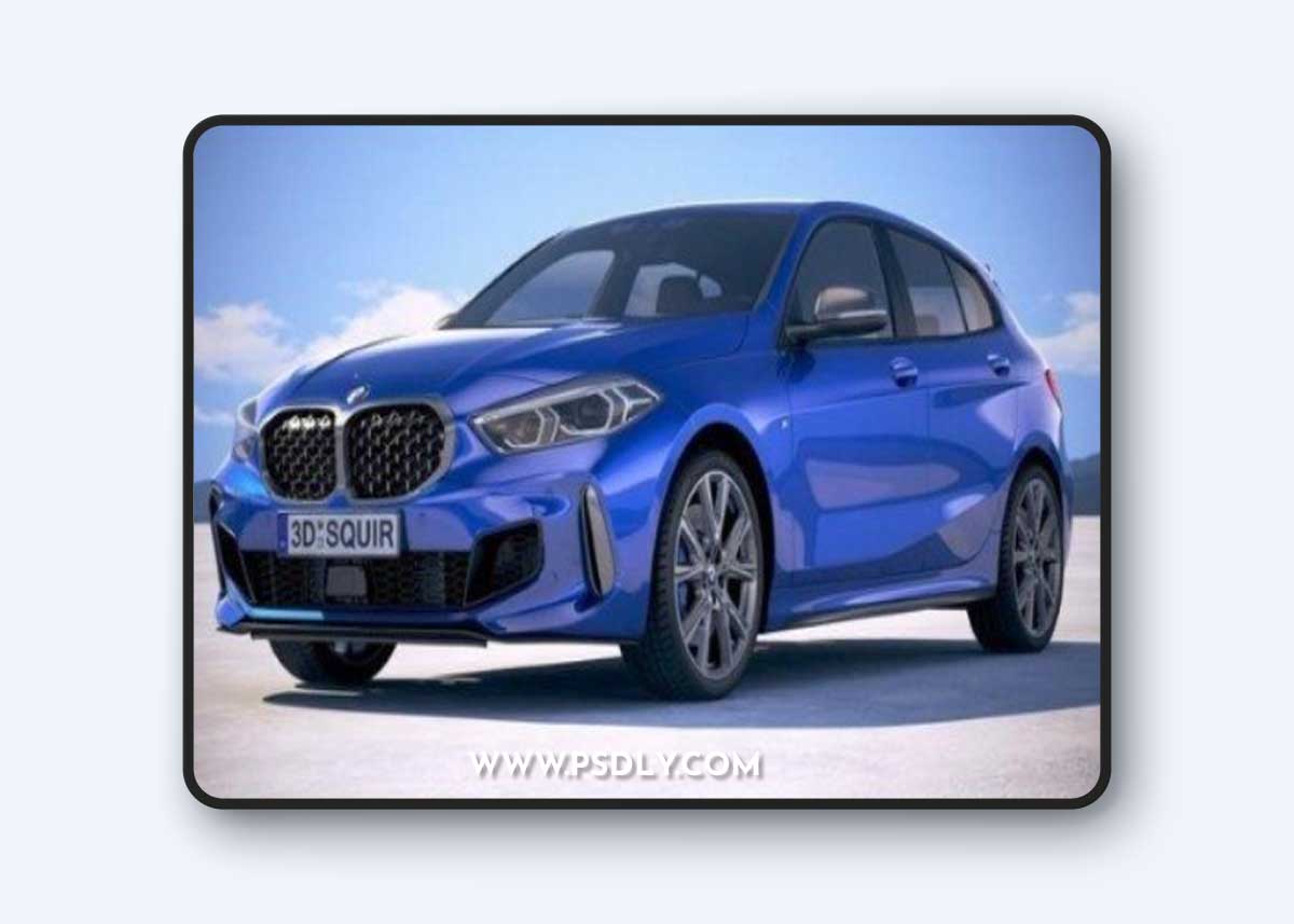 BMW M135i F40 2020 3d model