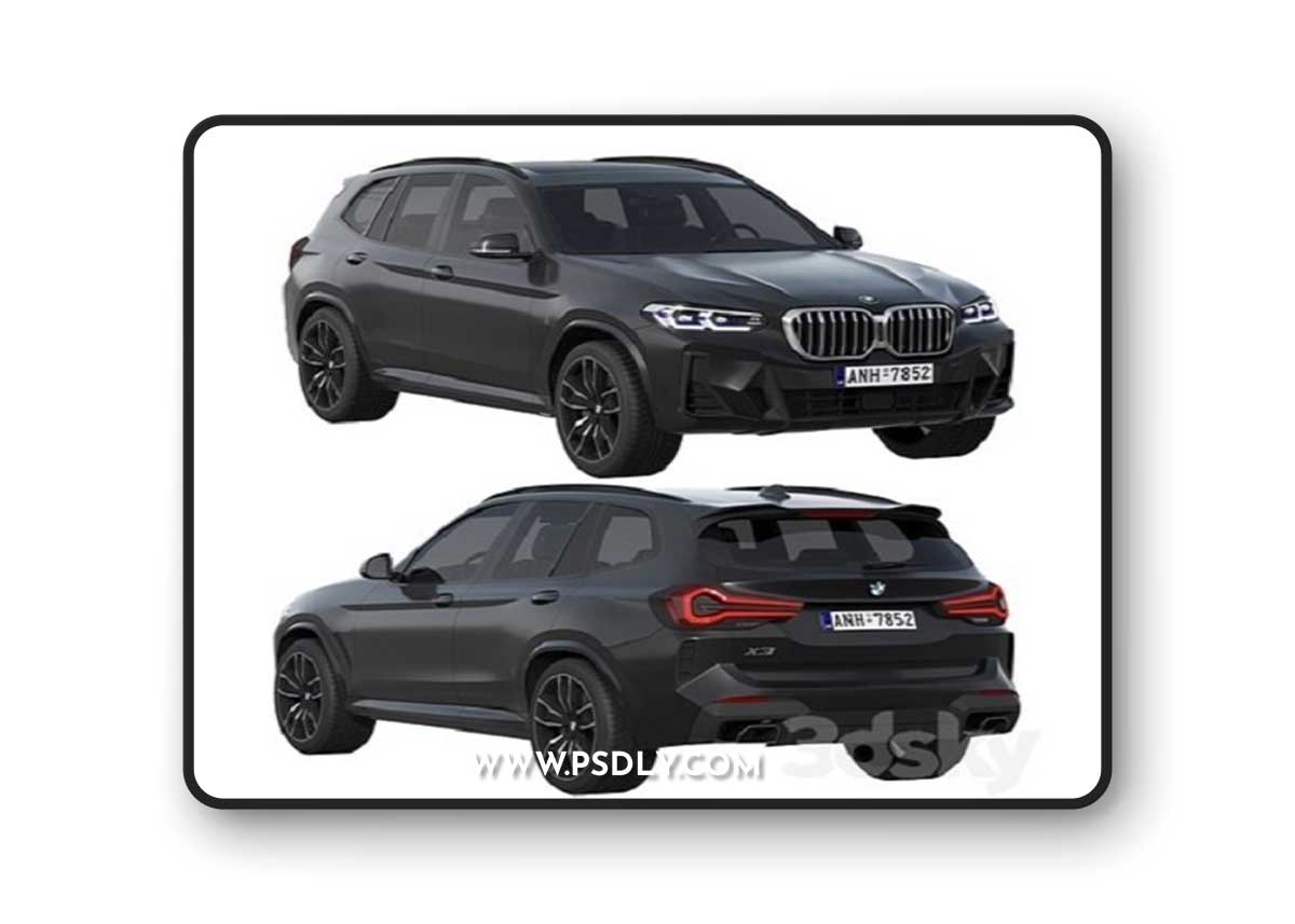 BMW X3 2022 3D Model