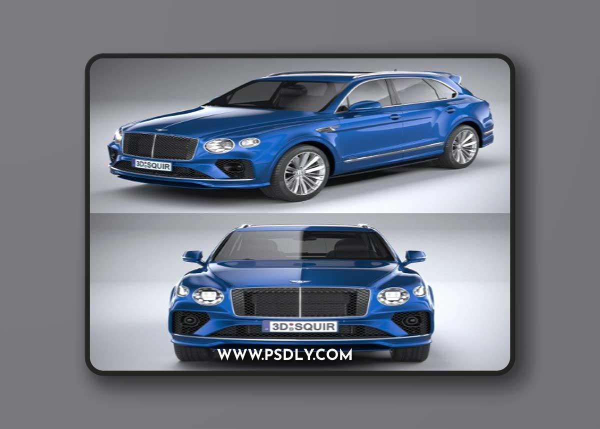 Bentley Bentayga Speed 2021 3d model