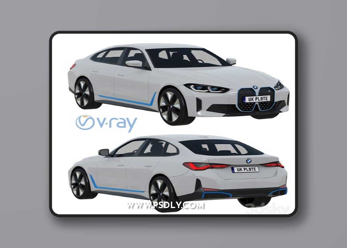 Bmw i4 3d model