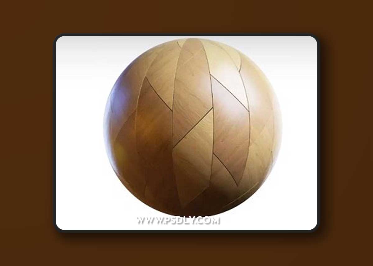 CGAXIS Physical 7 PBR Patterned Wooden Walls Collection