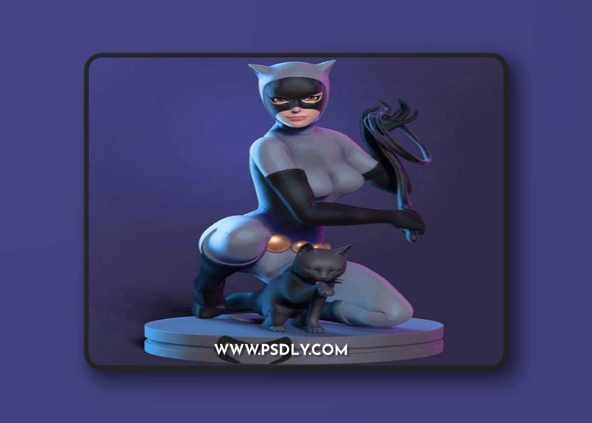 Catwoman Сlassica HQ (Mulher Gato Clássica HQ) – 3D Print Model