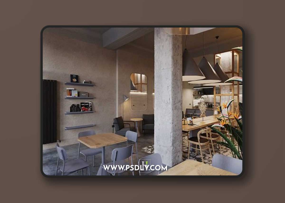 Coffee Room Interior by Hoang Thong
