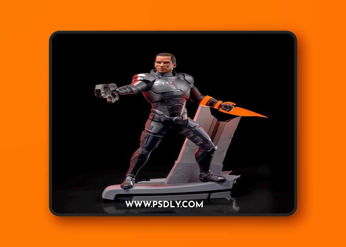 Commander Shepard – 3D Print