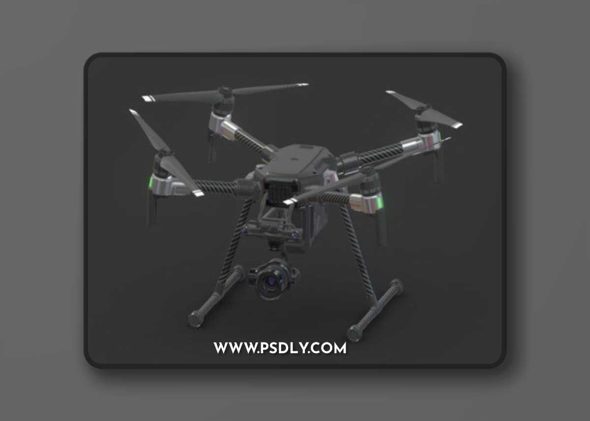 DJI Matrice 200 Drone 3d model