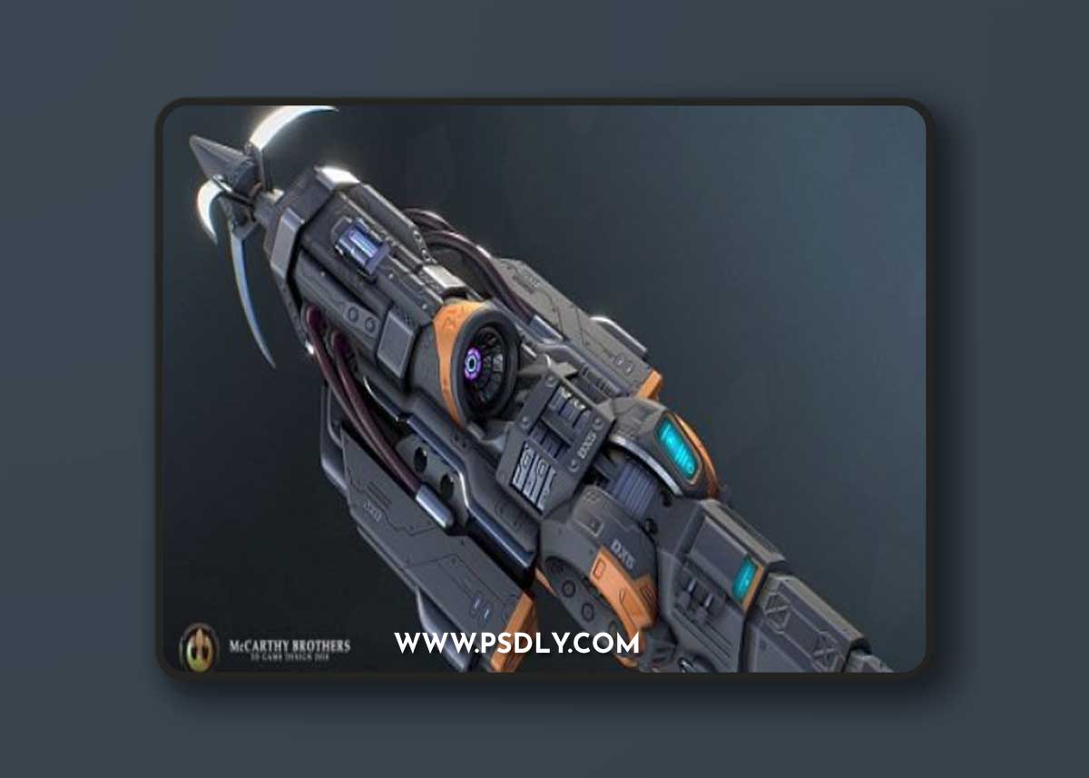 DX5 Mobility Rifle 3D Model