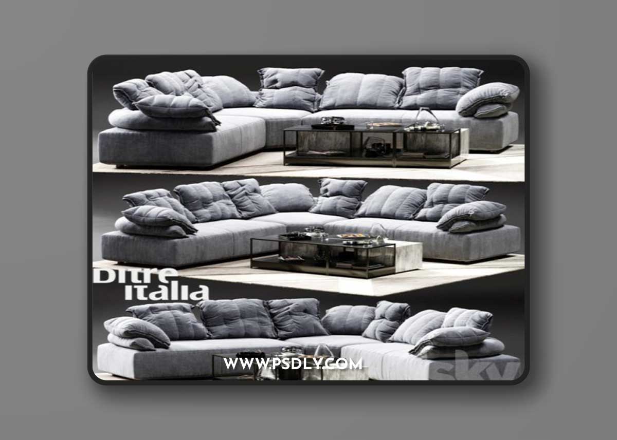 Ditre Italia Flick-Flack Corner Sofa