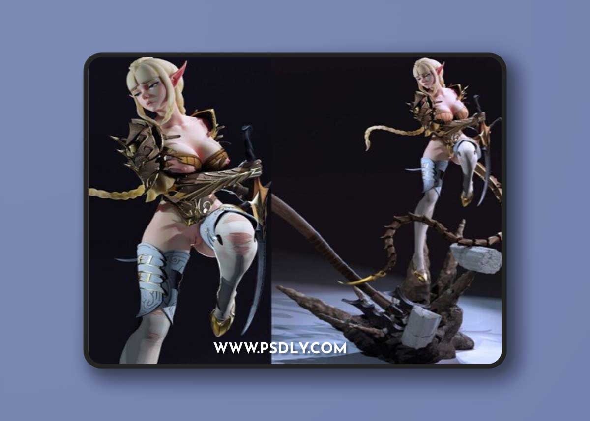 Elven Assassin – 3D Print