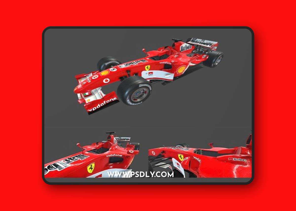 Ferrari 248 F1 3D model