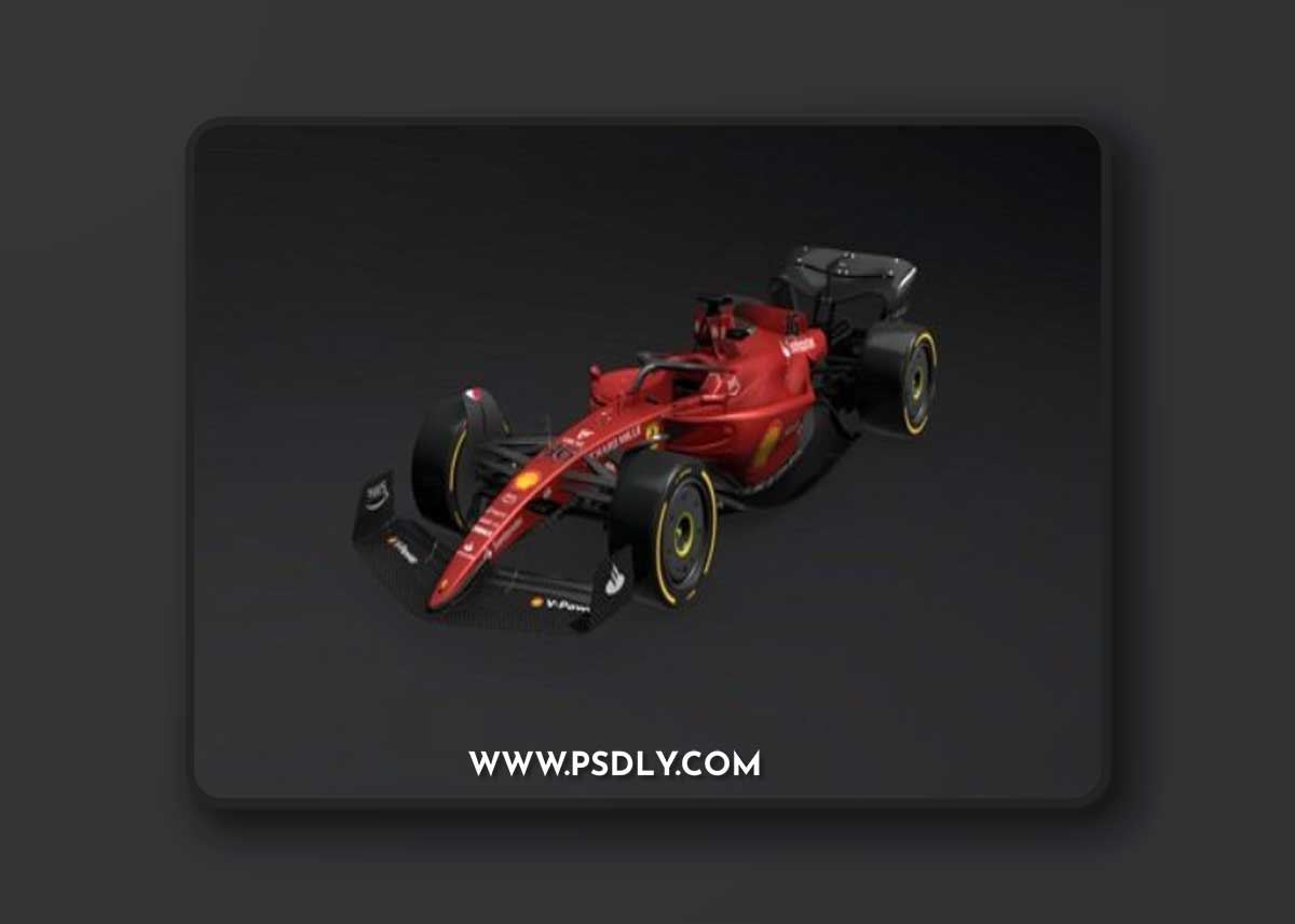 Ferrari F1-75 2022 3d model