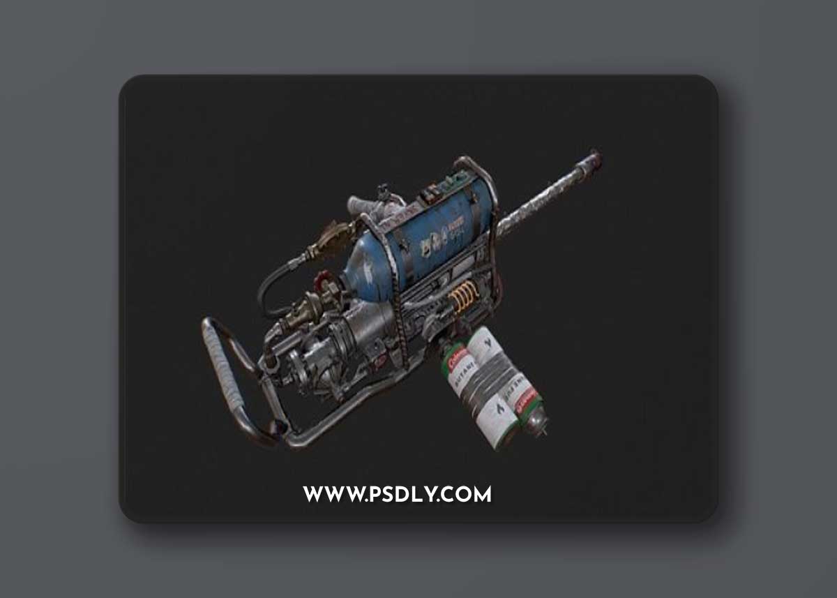 Flame Thrower 3D Model