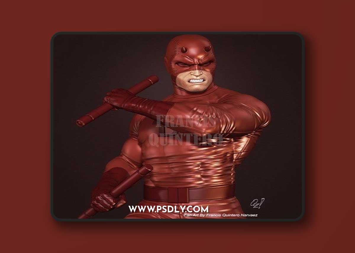 Francis Q Daredevil by Francis Quintero Narvaez – 3D Print Model