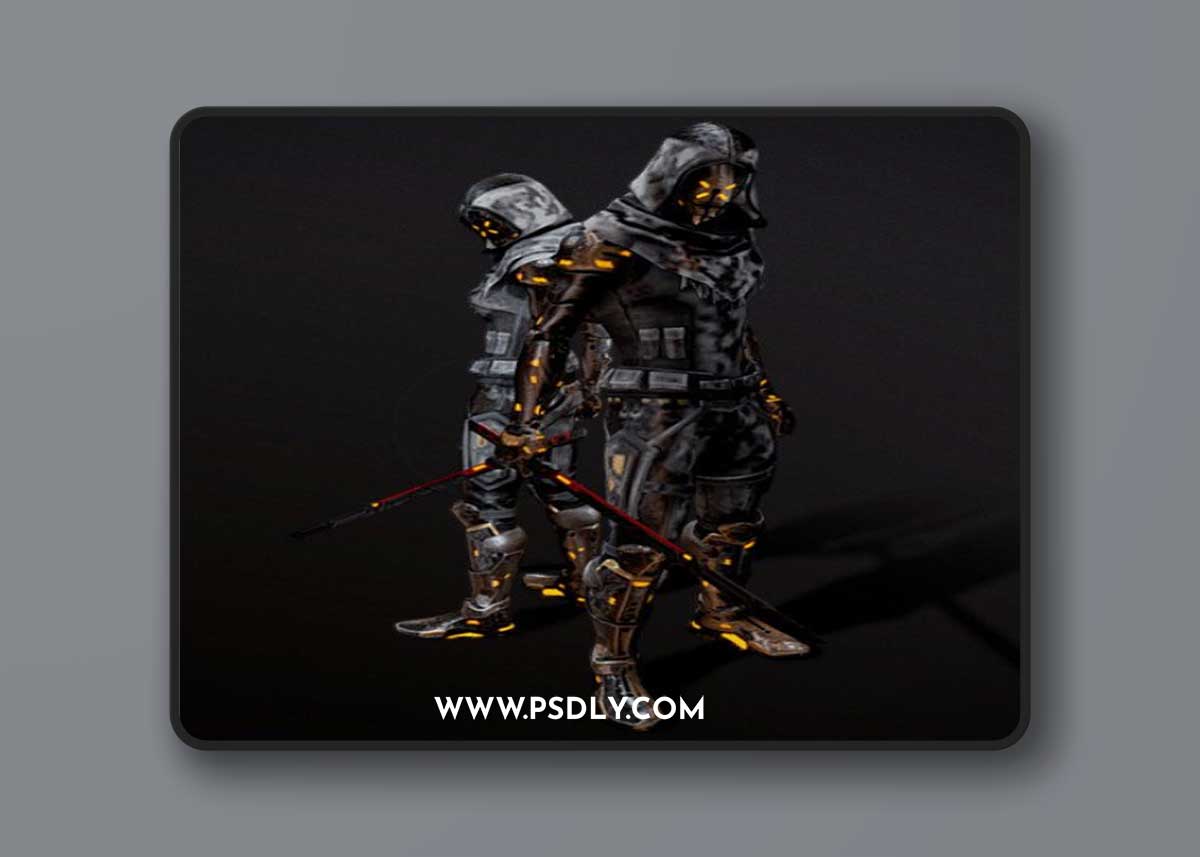 G2: Cyborg Characters 3D Model