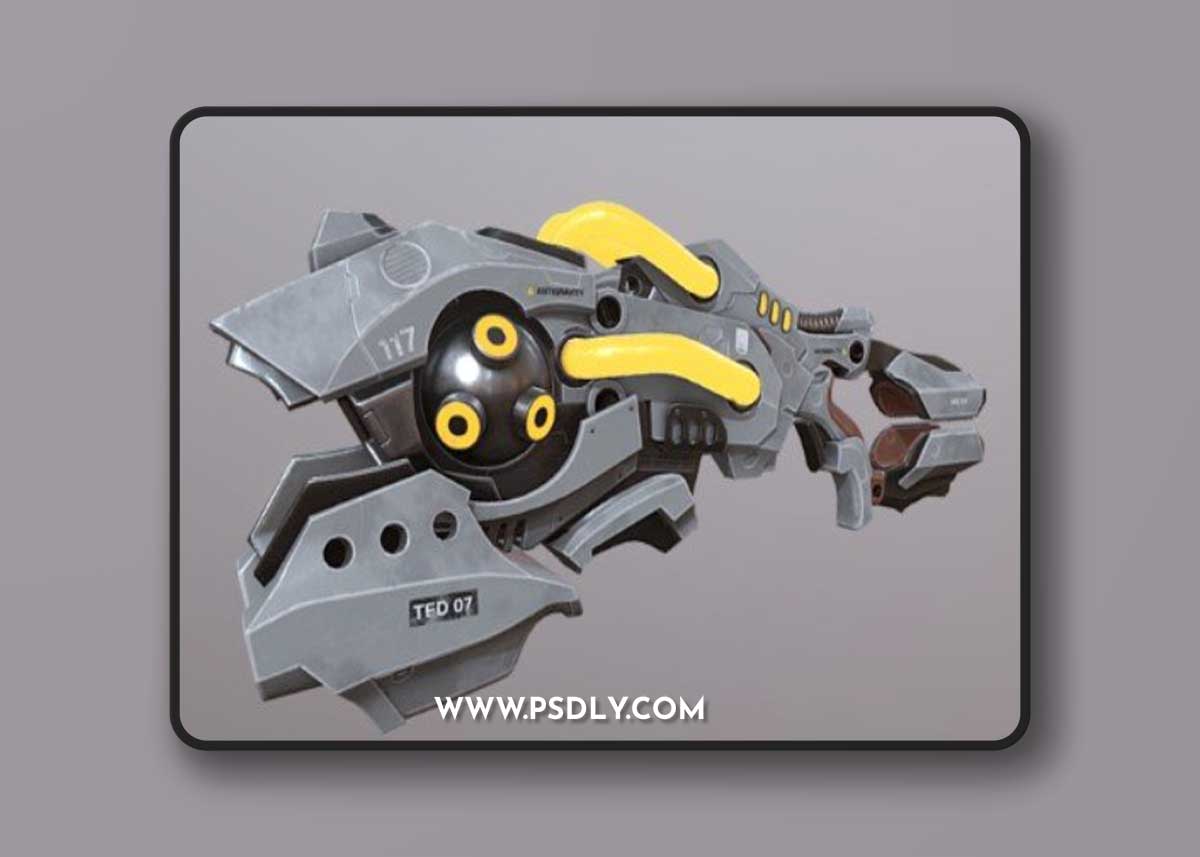 Gravity Gun 3D Model