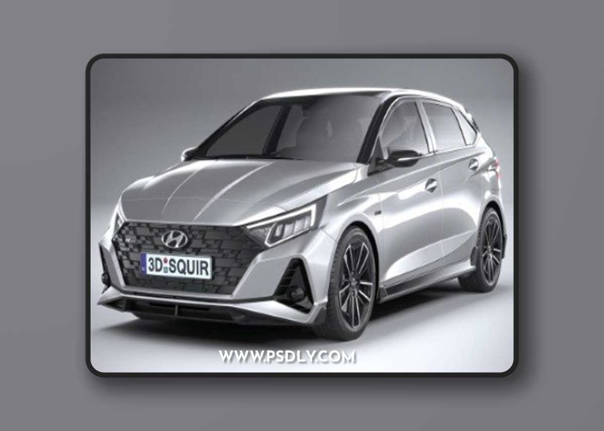 Hyundai i20 N-line 2021 3d model