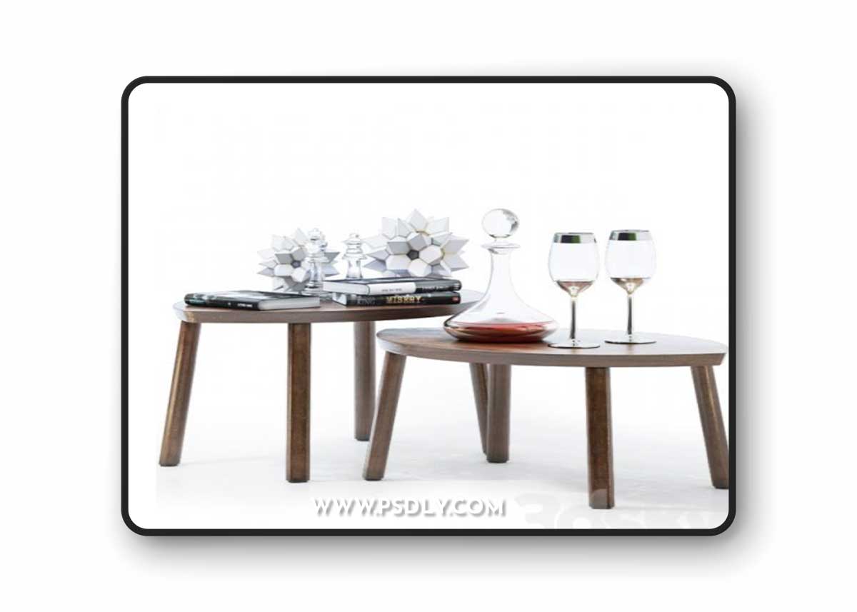 IKEA STOCKHOLM \ Set of tables, 2 pcs. + Decor