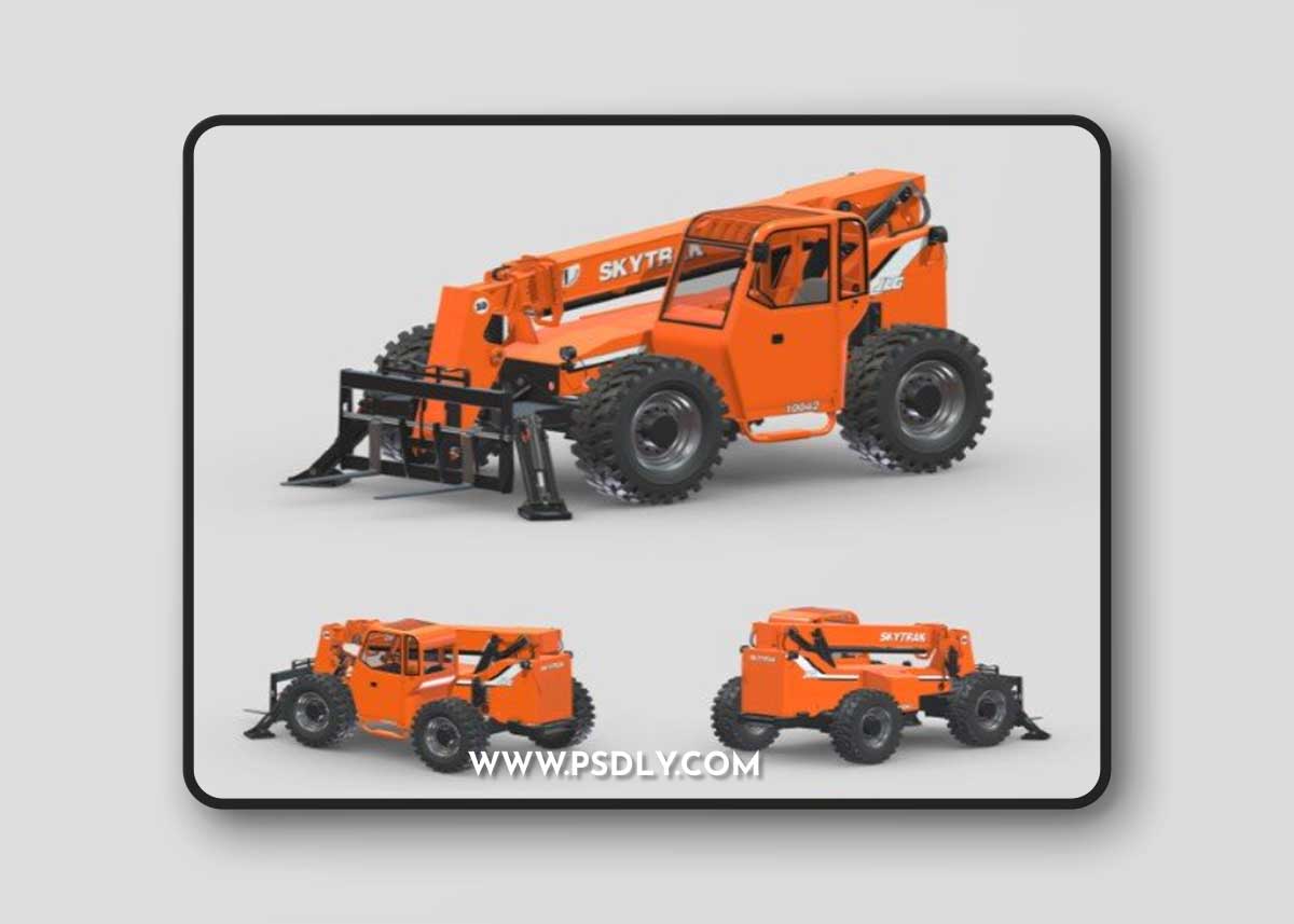 JLG 10042 SkyTrak Telehandlers 3D model