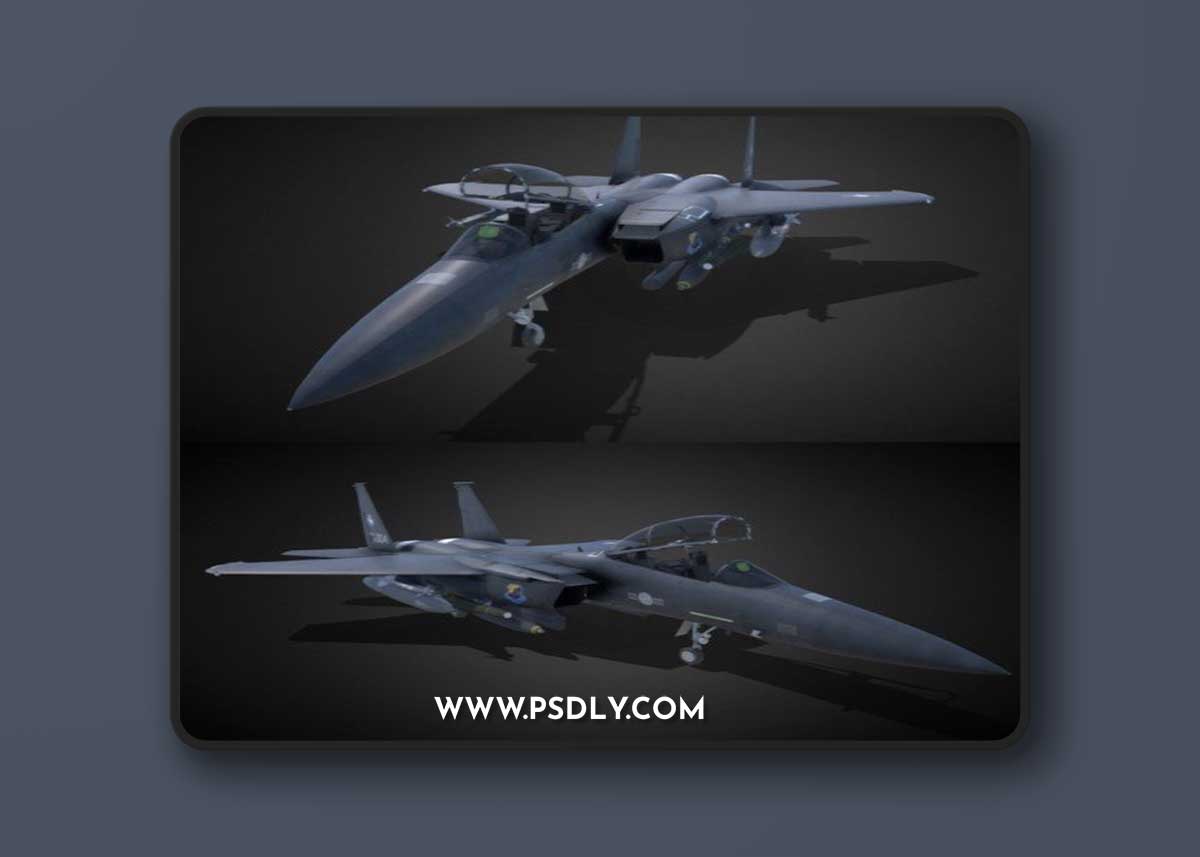 Jet fighter 3D model