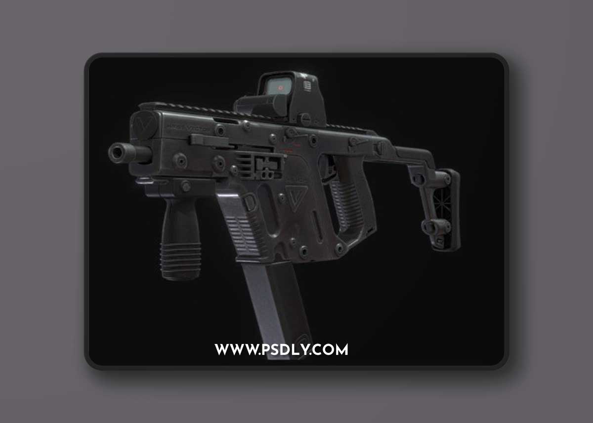 Kriss Vector Gen.1 (collimator) 3d model