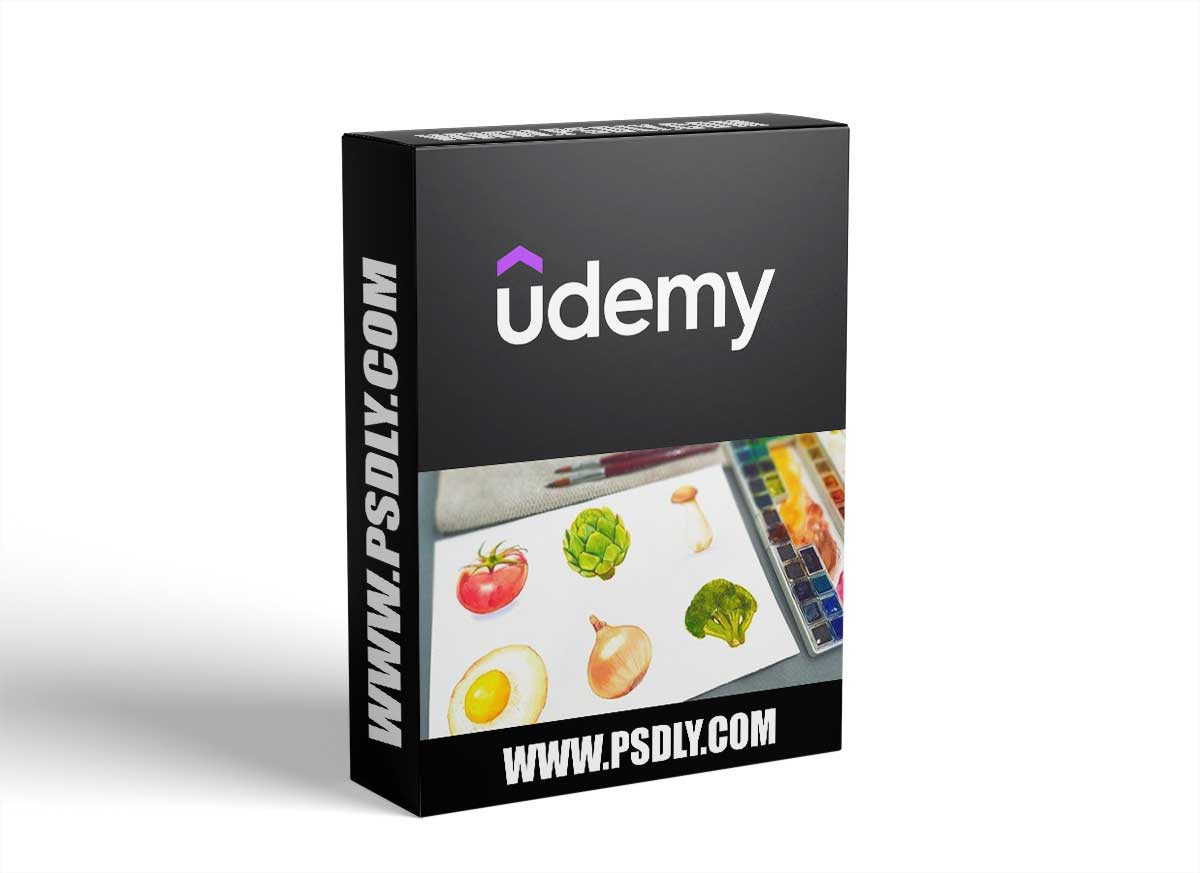 Learn to Paint Food Illustration with Watercolor