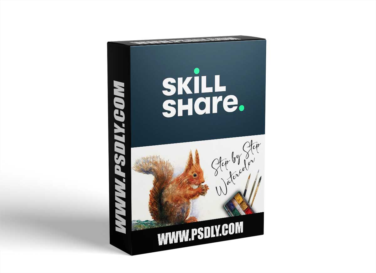 Learn to Paint a Red Squirrel in Watercolor: Step-by-Step Painting Using Easy, Expressive Techniques