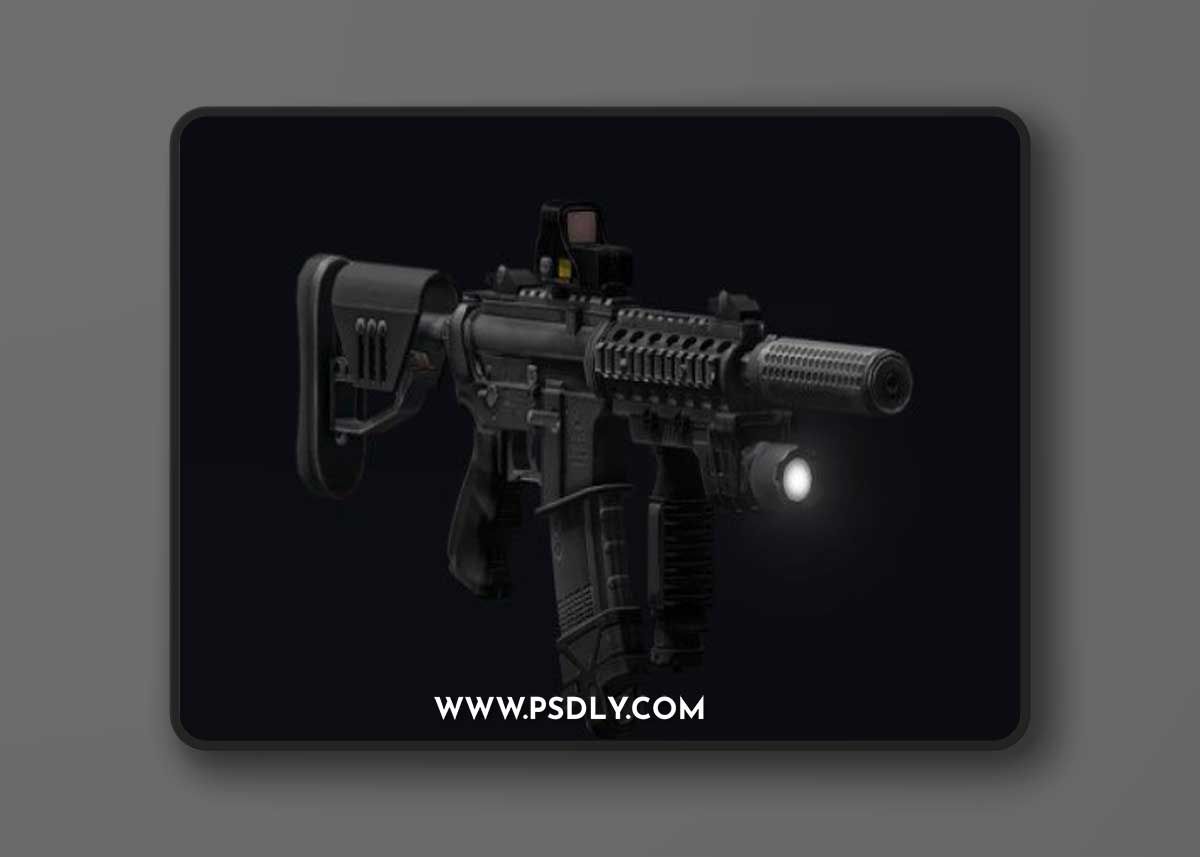 M4 FBX 3D model