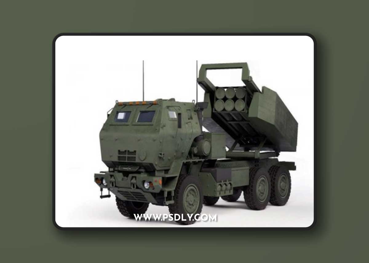 MLRS M142 HIMARS 2006 3D model