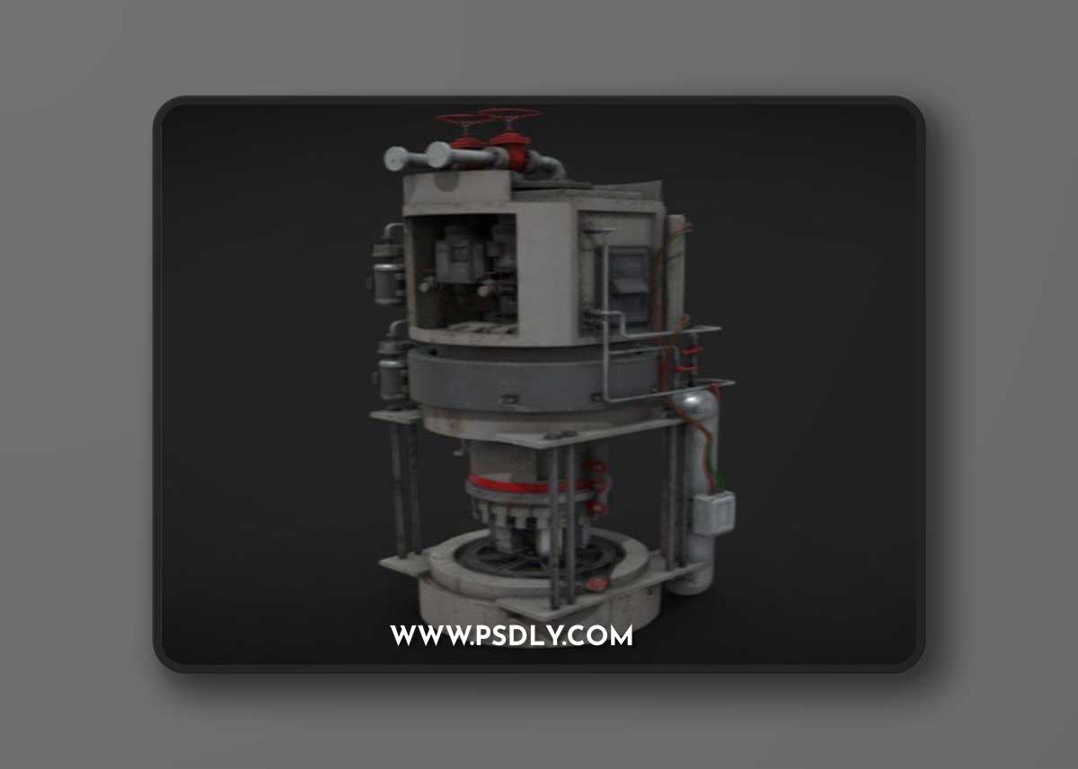 Machinery device 3D model