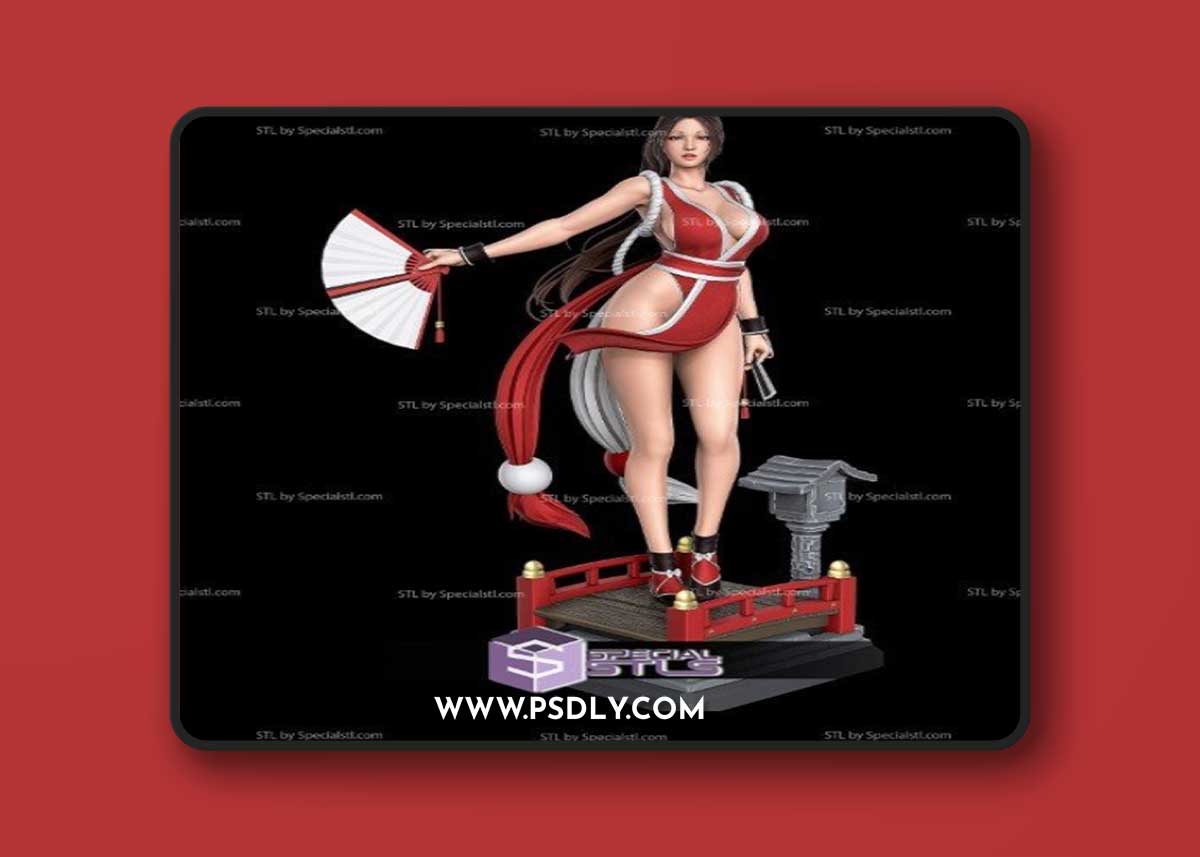 Mai Shiranui by KITSUNE – 3D Print