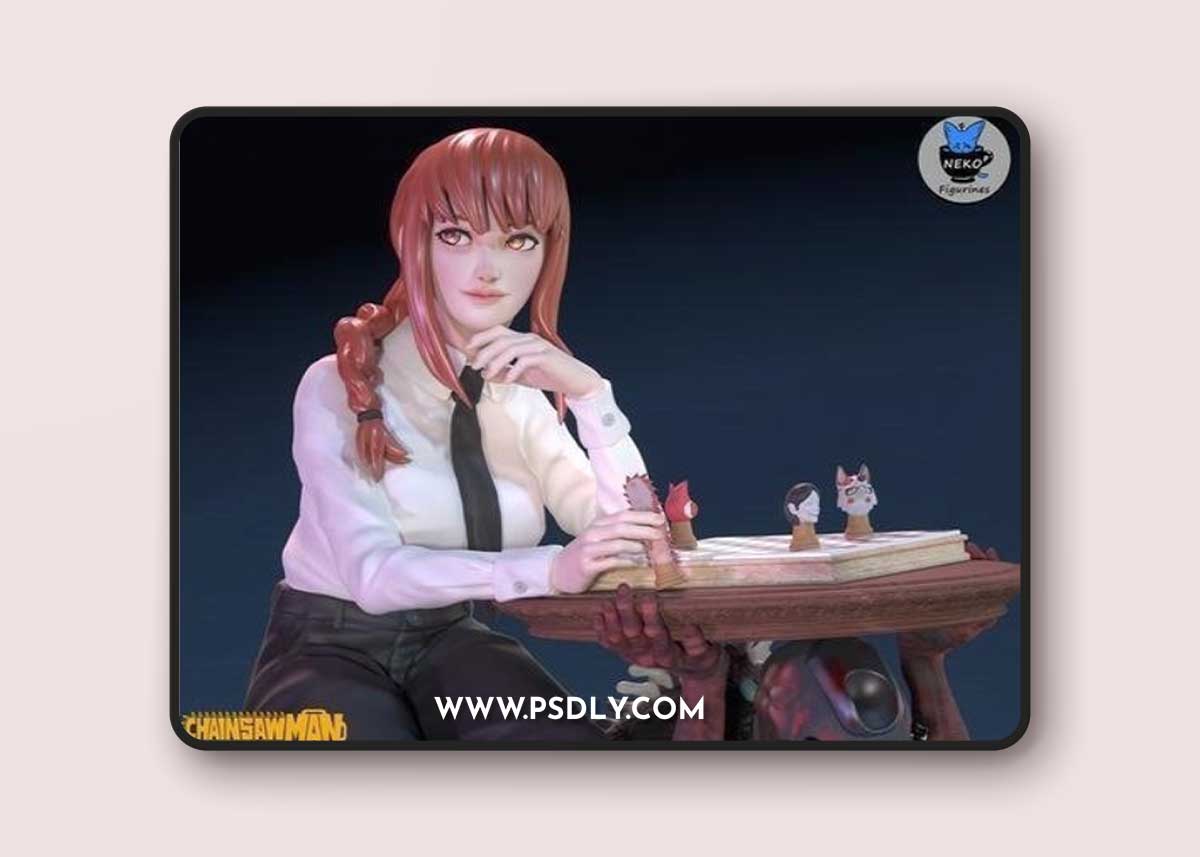 Makima (Chainsaw Man) - Neko Figurines – 3D Print