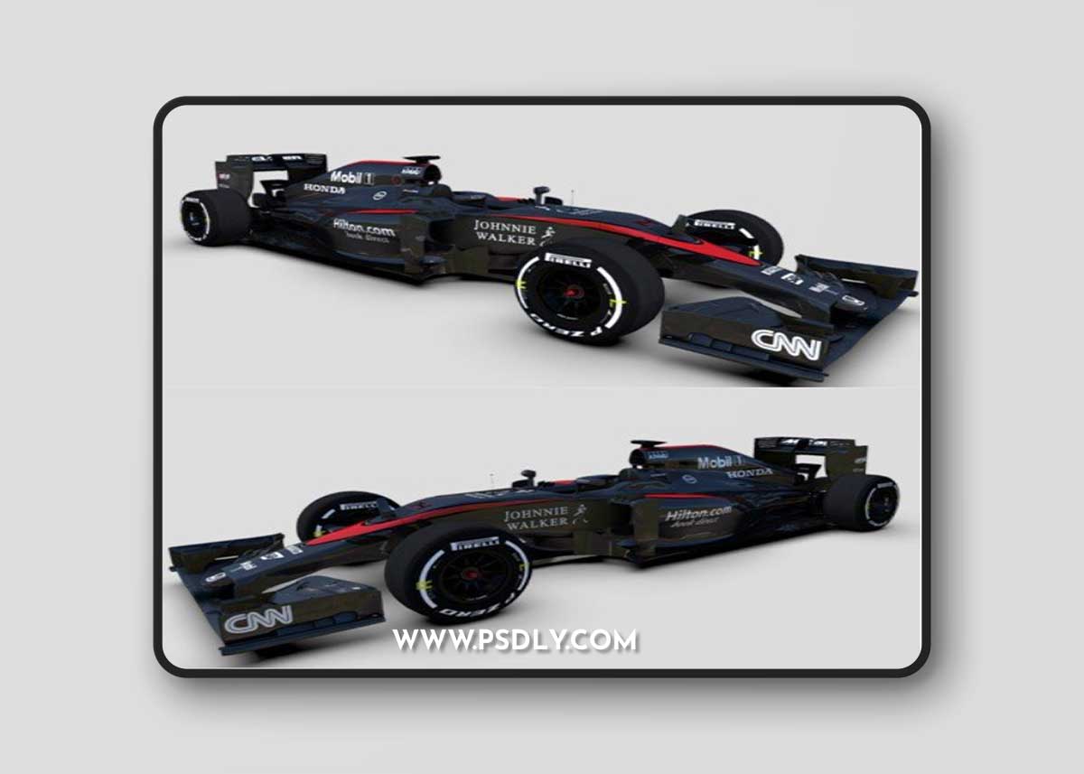 McLaren MP4-30 B Mexico 3D model
