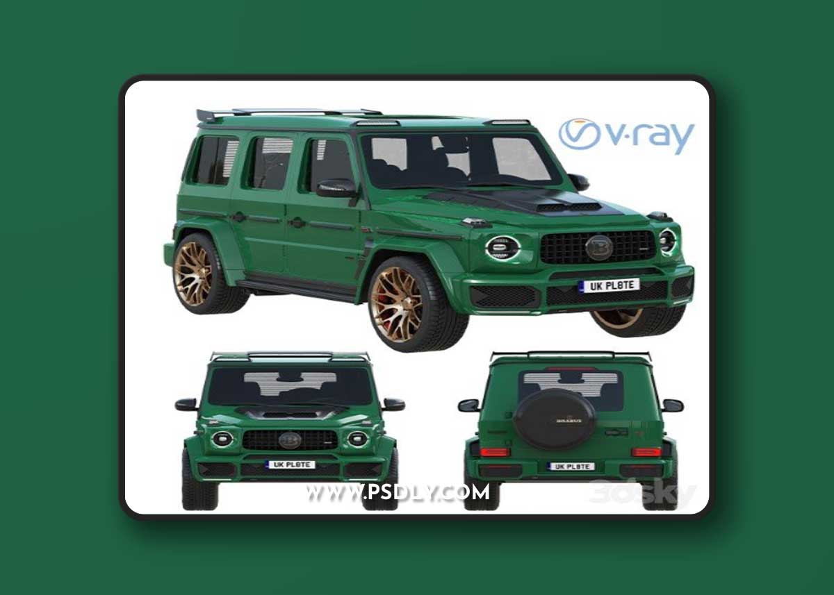 Mercedes-Benz AMG G63 BRABUS 700 WIDESTAR 3D model