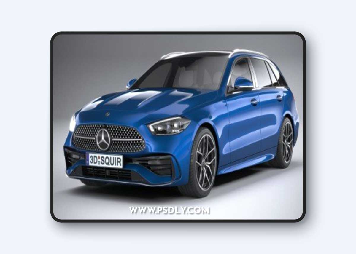 Mercedes-Benz C-Class Estate 2022 3d model