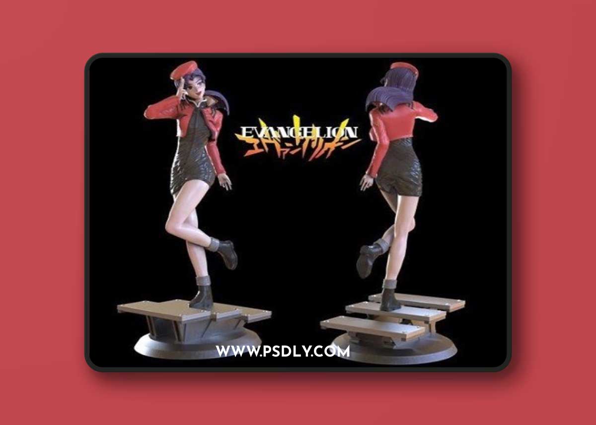 Misato Evangelion – 3D Print Model