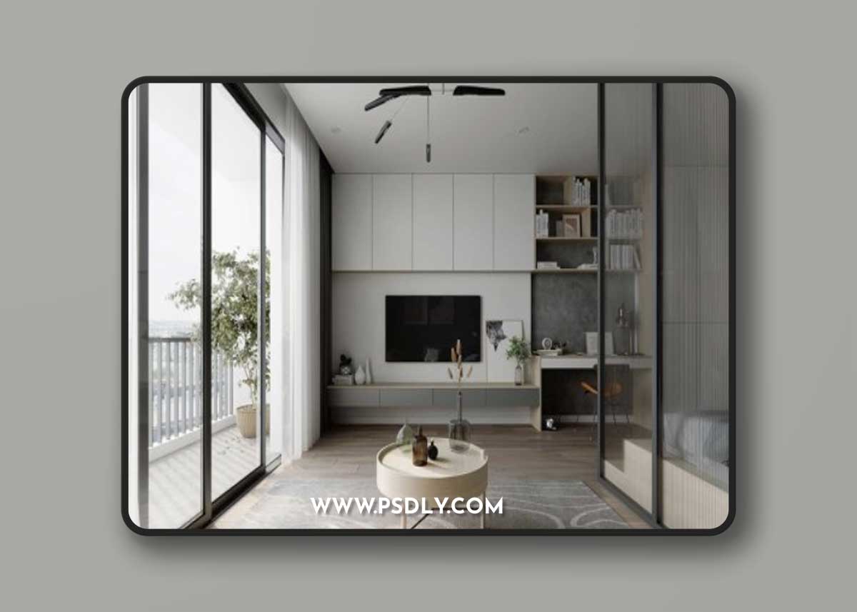 Modern Apartment Interior Scene by LucNguyen