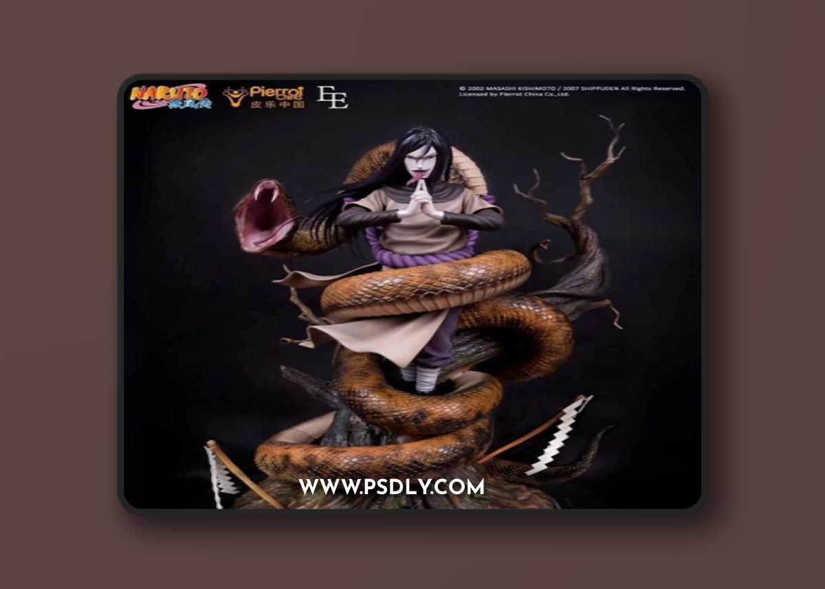 Naruto Orochimaru – 3D Print Model