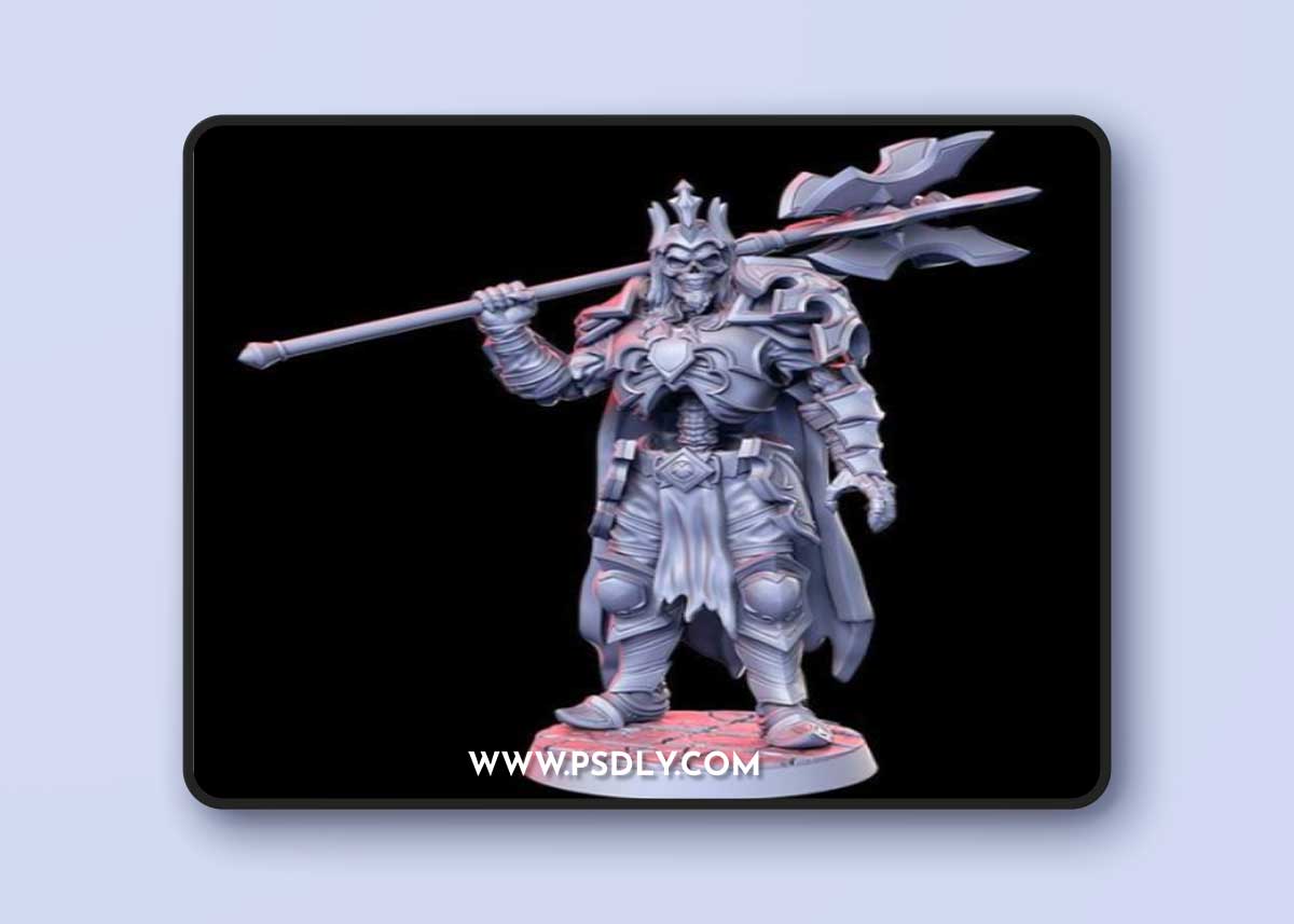 Okharon (undead warrior king) – 3D Print