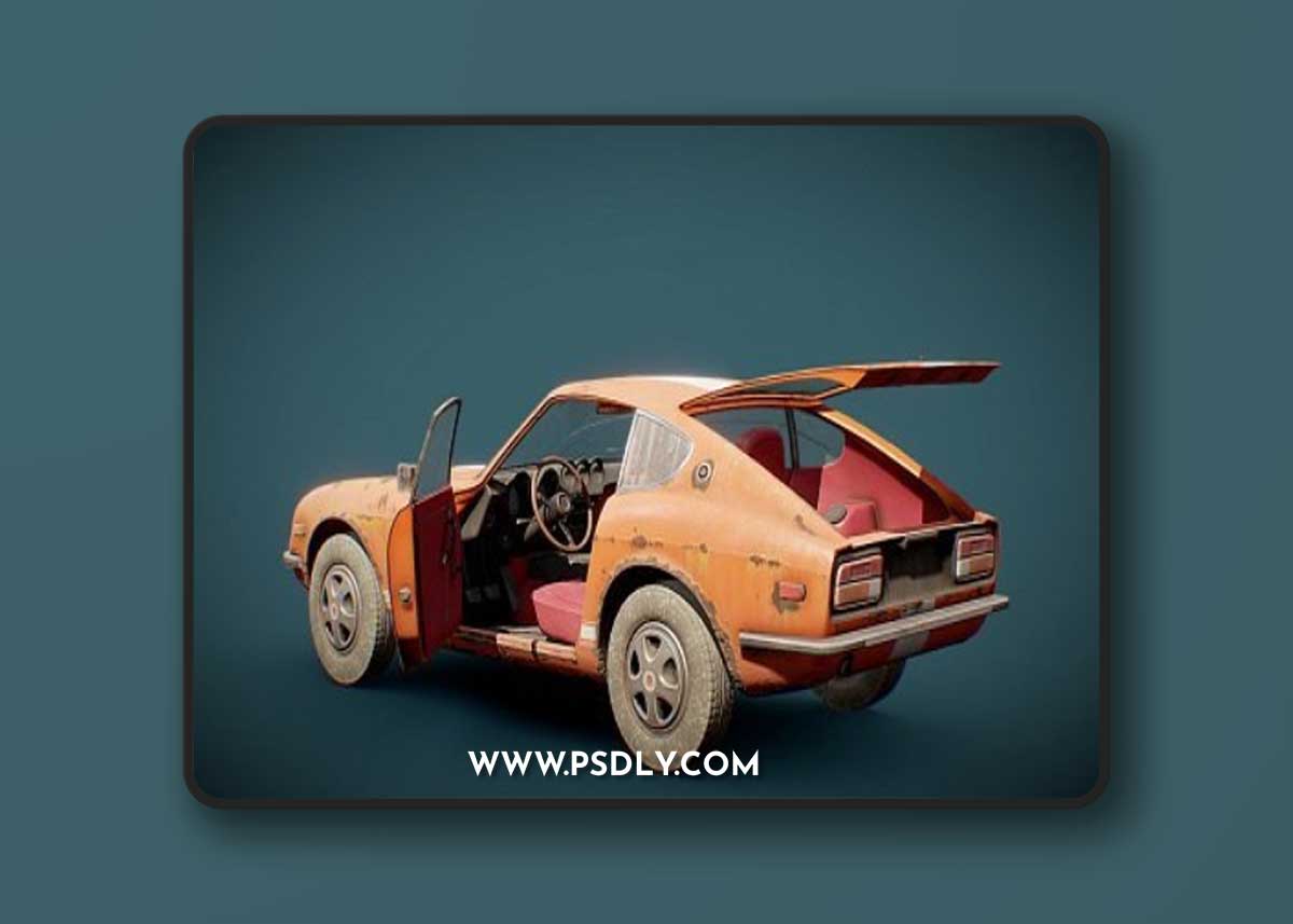 Old Coupe 3D Model