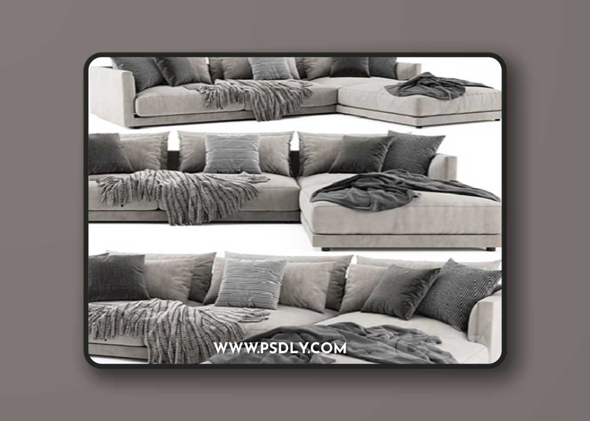 Poliform Bristol with Ottoman