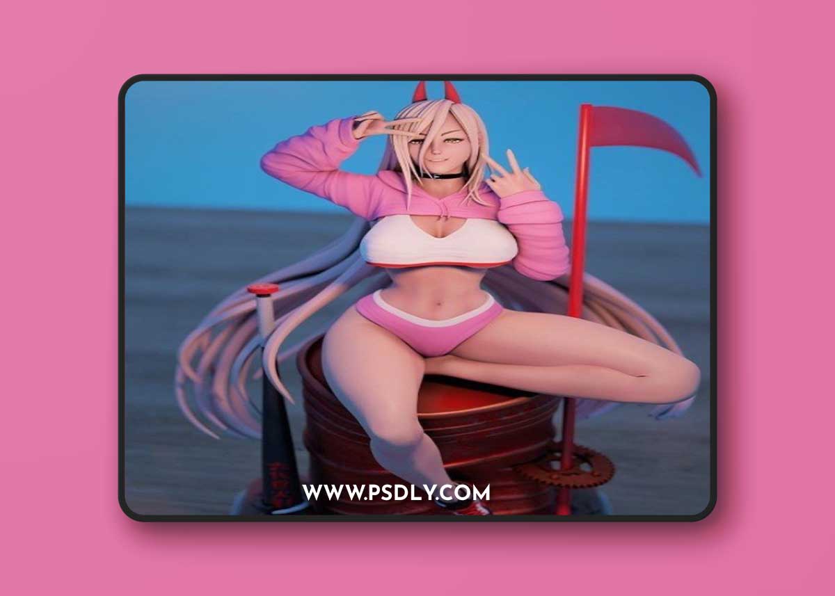 Power – Chainsaw Man and Extras Momoji 3D Print