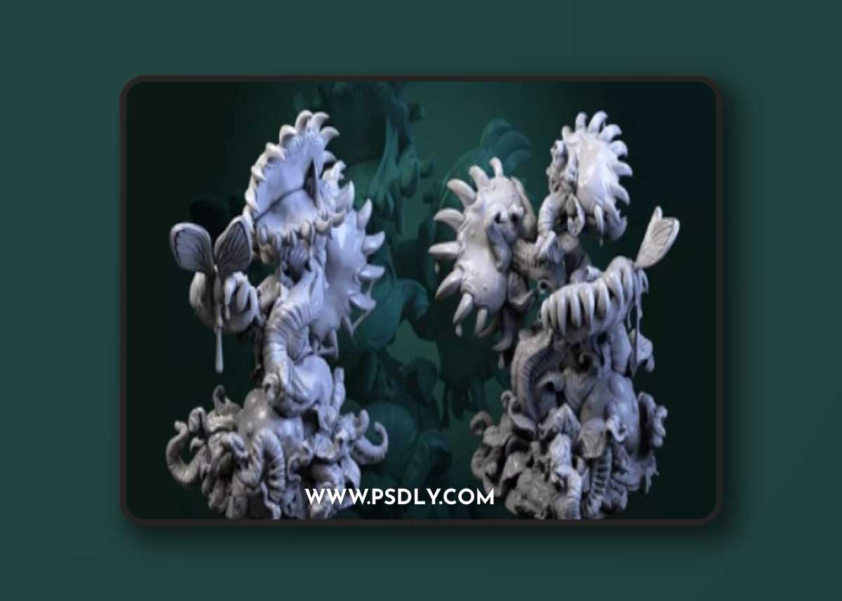 Predatory flower V2 – 3D Print Model