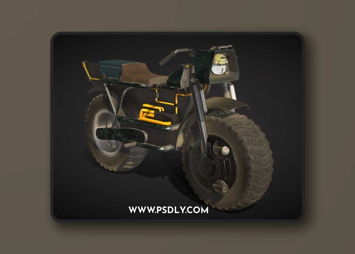 R7 Motorcycle 3D model