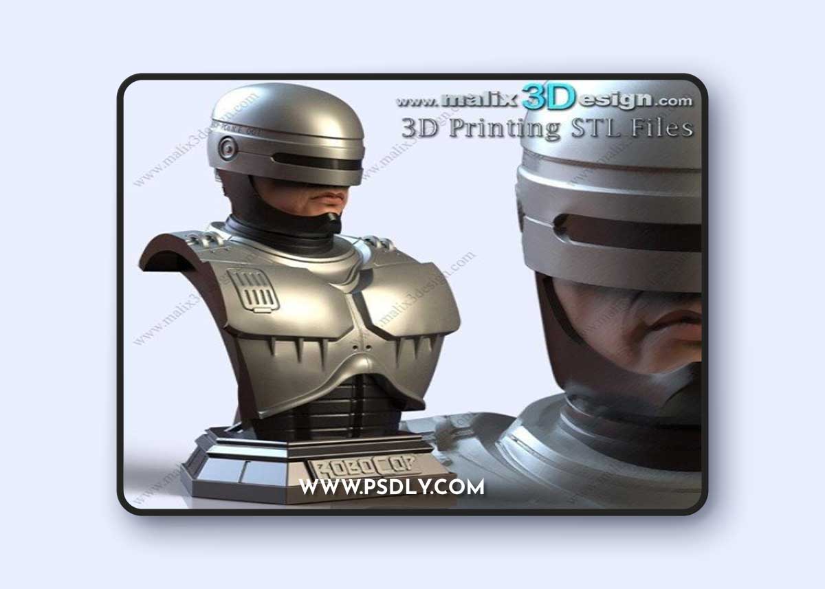 Sanix 3D – Robocop Bust – 3D Print Model
