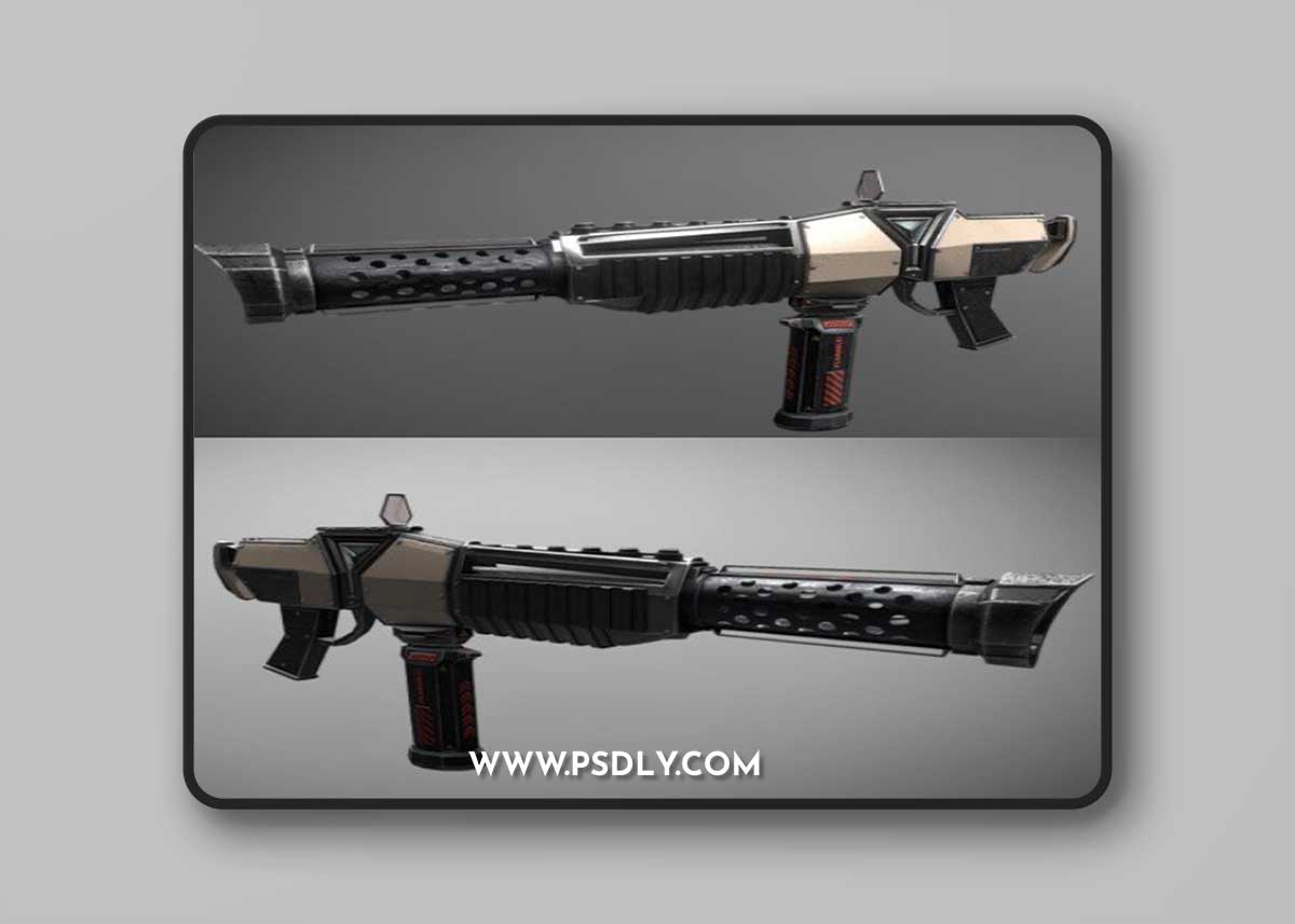 Sci-fi Combat Flame Thrower - MK2-PFU