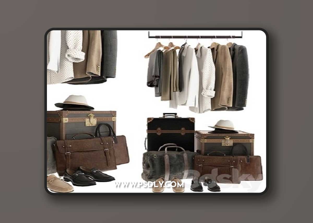 Set of clothes 05 3d model