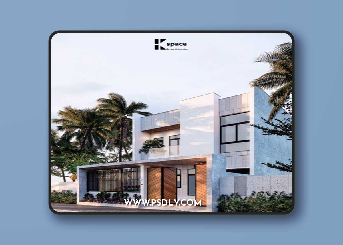 Sketchup House Exterior by Nguyen Ngoc Khai