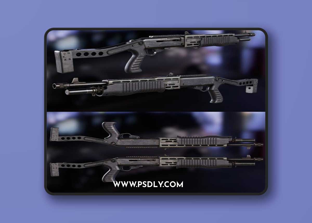 Spas12 Remake 3d model