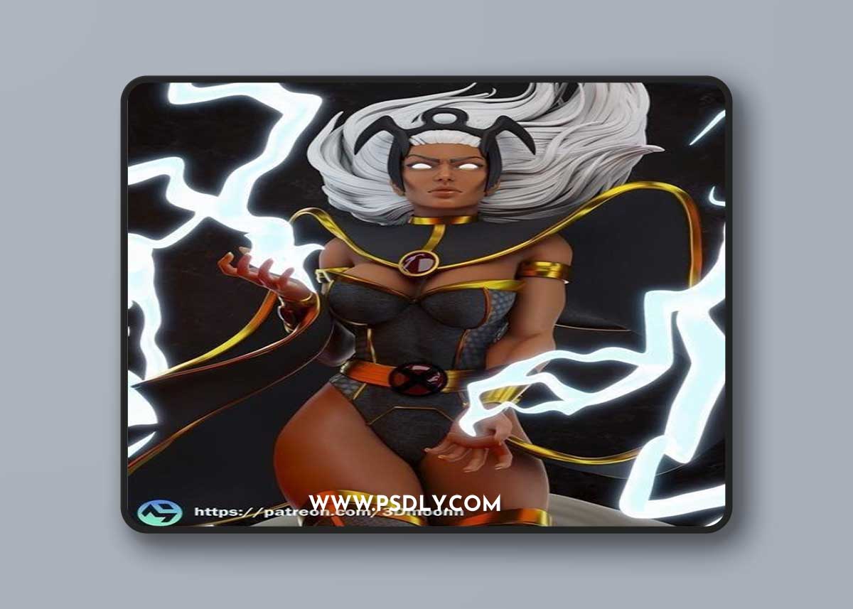 Storm X-men - 3Dmoonn 3D Print