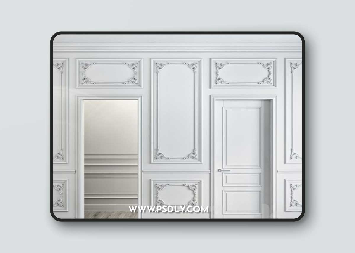 Stucco molding for walls 1